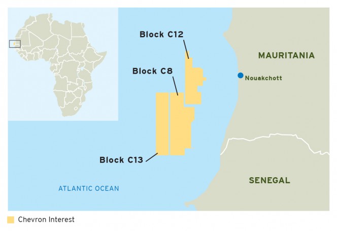 Chevron Buys Stake off Mauritania
