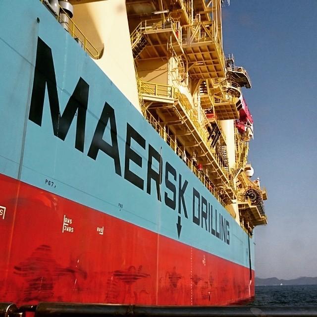 Drillship Maersk Voyager en route to Ghana for Eni