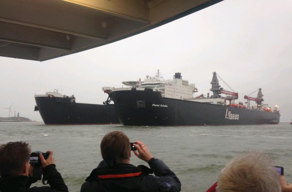 Allseas’ Pieter Schelte in The Netherlands