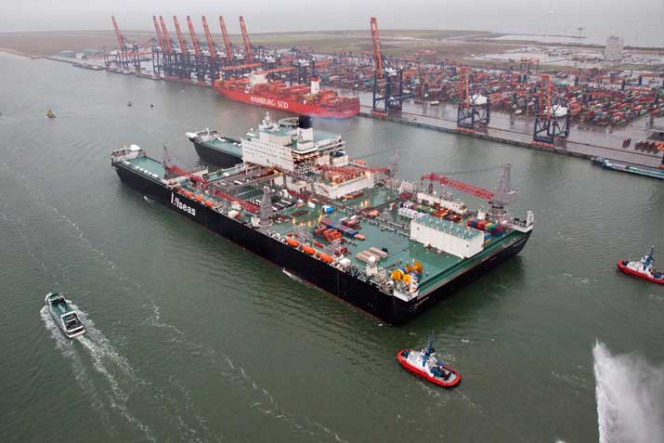 Kongsberg DP Technology Onboard ‘Pioneering Spirit’