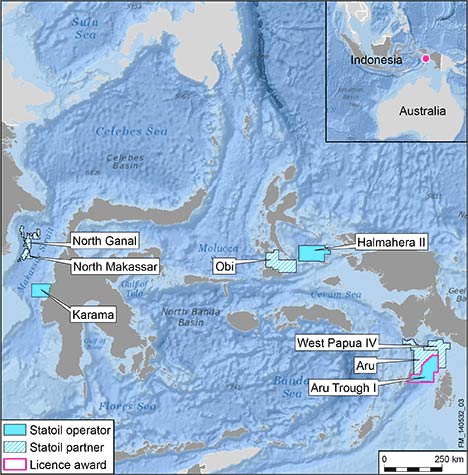 Statoil Gets New Acreage to Explore off Indonesia