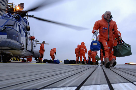 Helicopter Passengers to be Measured by Offshore Medics