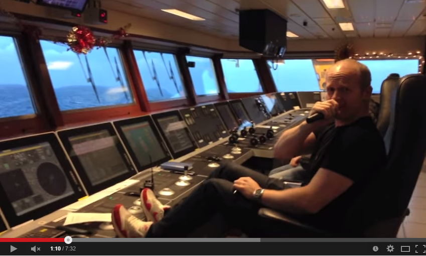 Homesick North Sea oil workers create Christmas video