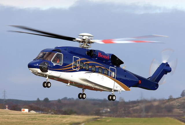 Bond Helicopters Launch Mission Christmas
