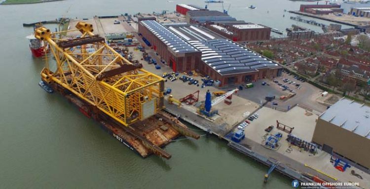 Ivar Aasen Jacket En-Route to North Sea