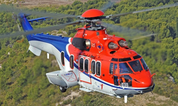 Emergency services on alert as North Sea helicopter comes in to land