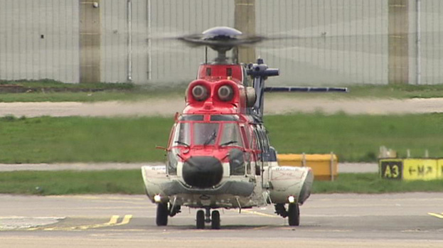 Super Puma in Emergency Landing at Aberdeen Airport